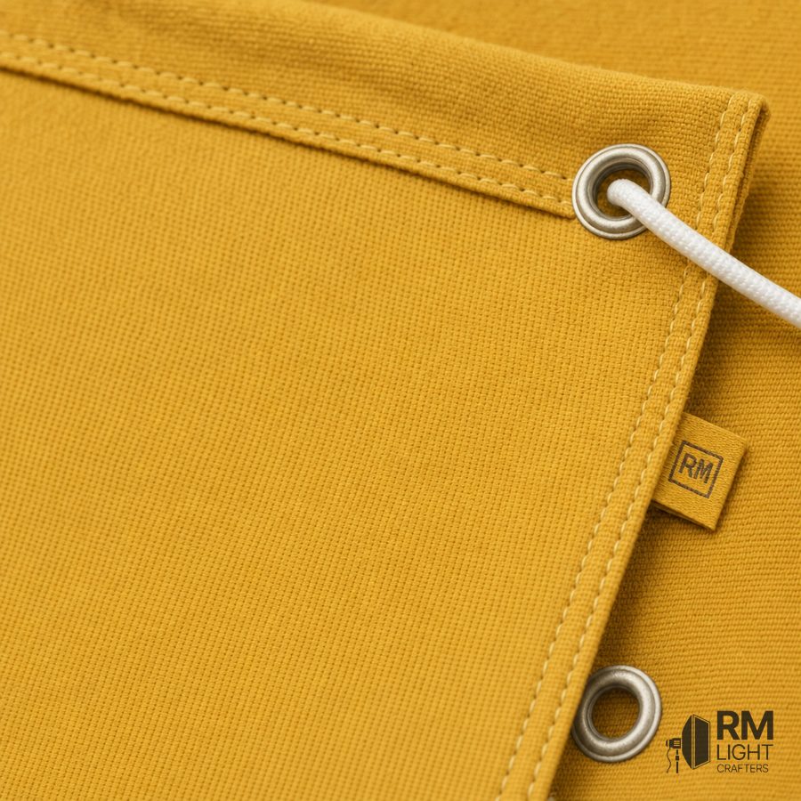 Amber Muslin Checkerboard