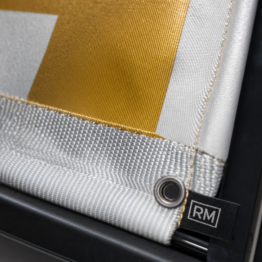 Checkerboard Gold Silver Printed