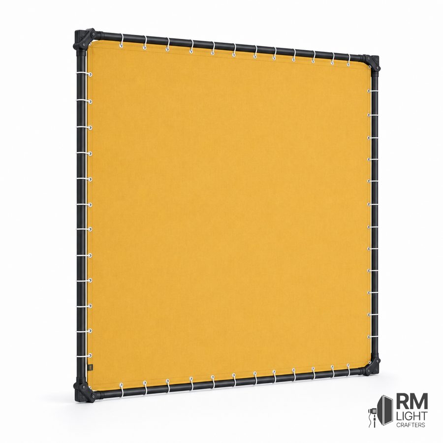 Amber Muslin Checkerboard
