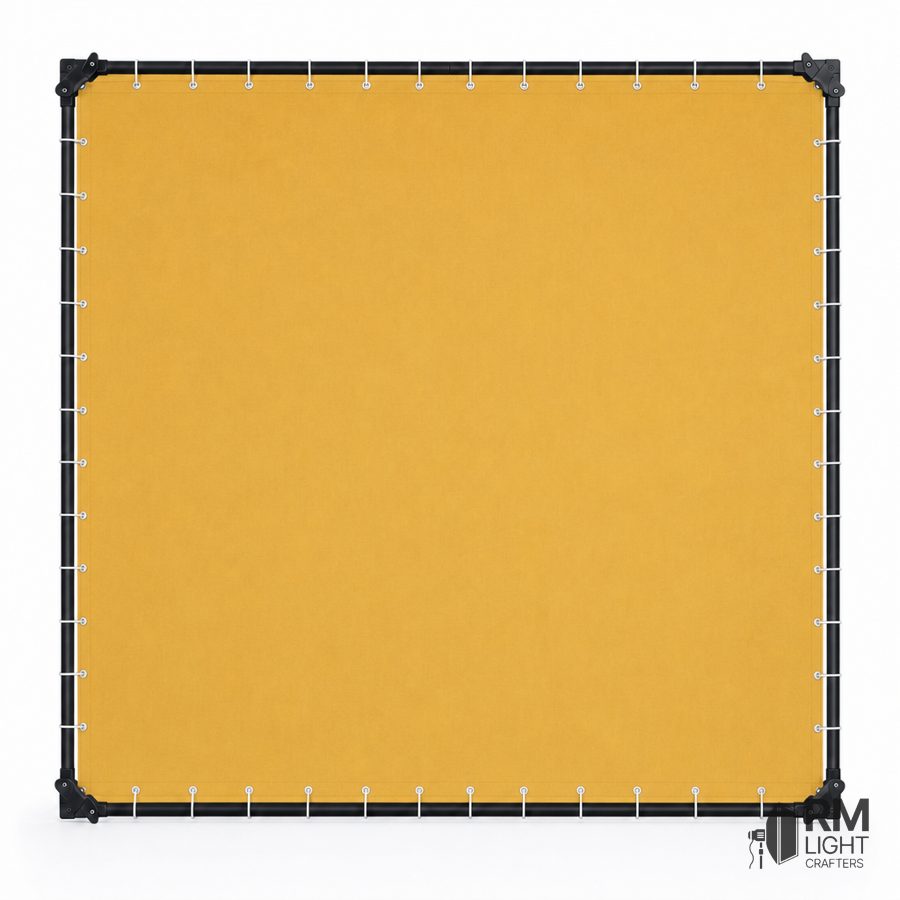 Amber Muslin Checkerboard